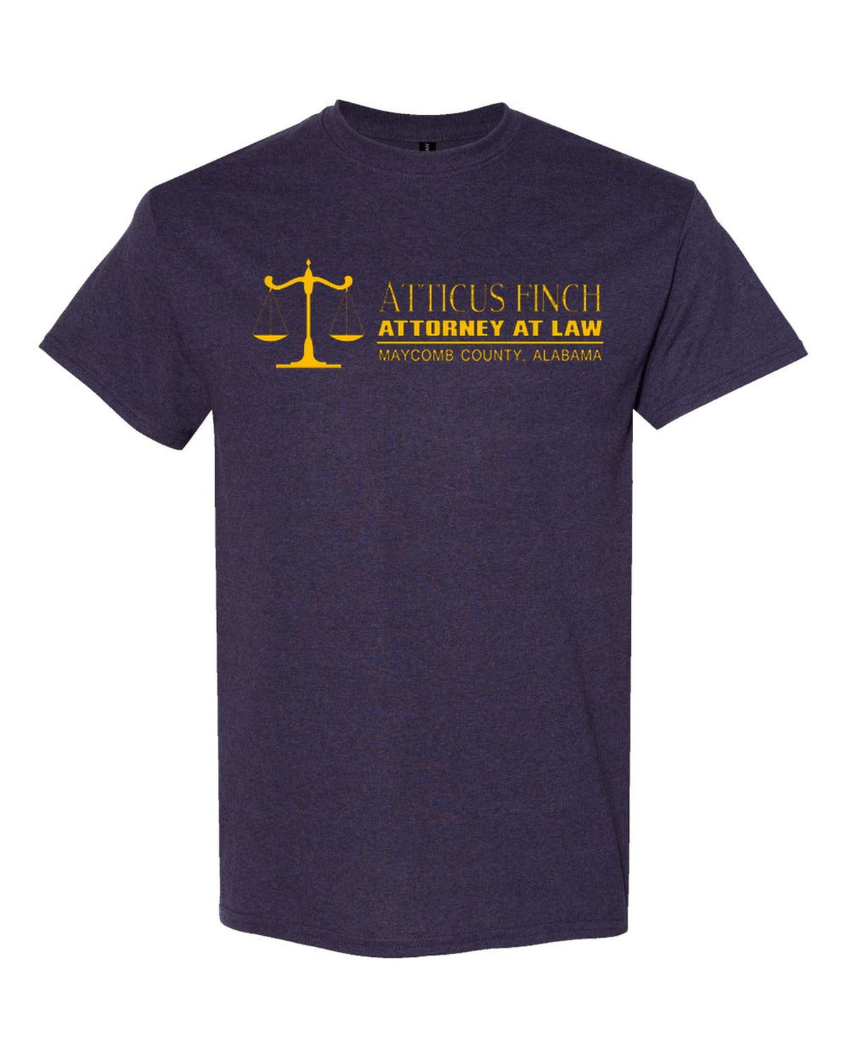 Atticus Finch Attorney at Law — Blackberry T-Shirt — front