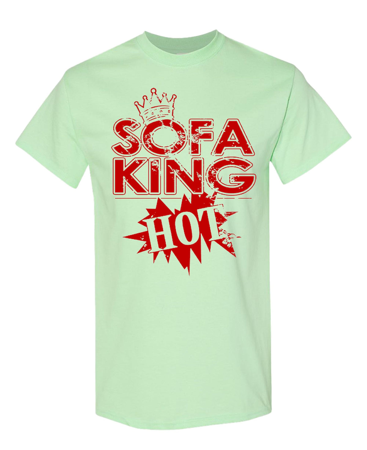 Funny Pun — Mint Green T-Shirt — front