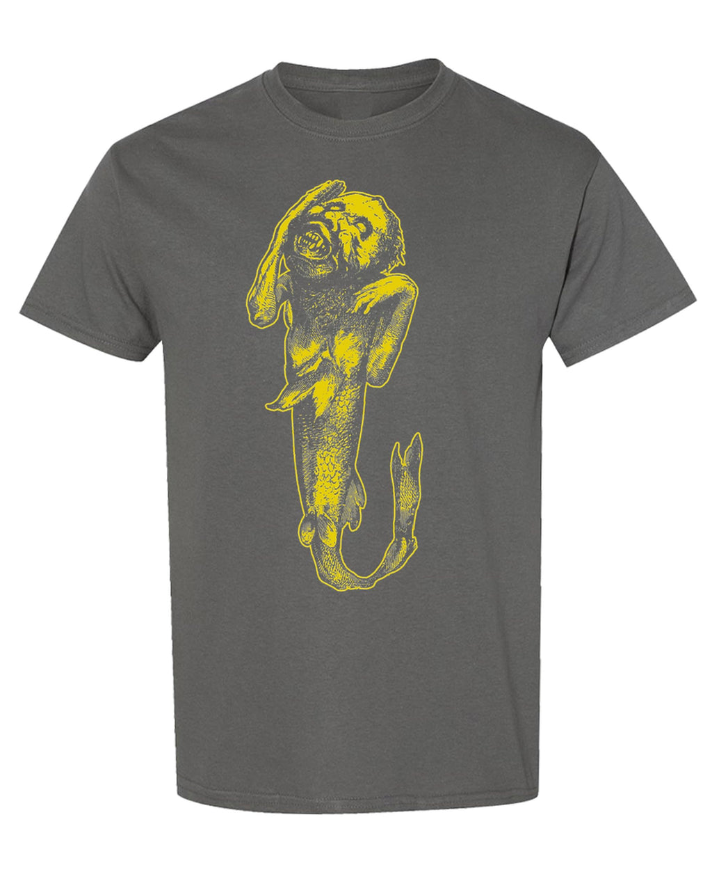Fiji Mermaid — Charcoal T-Shirt — front