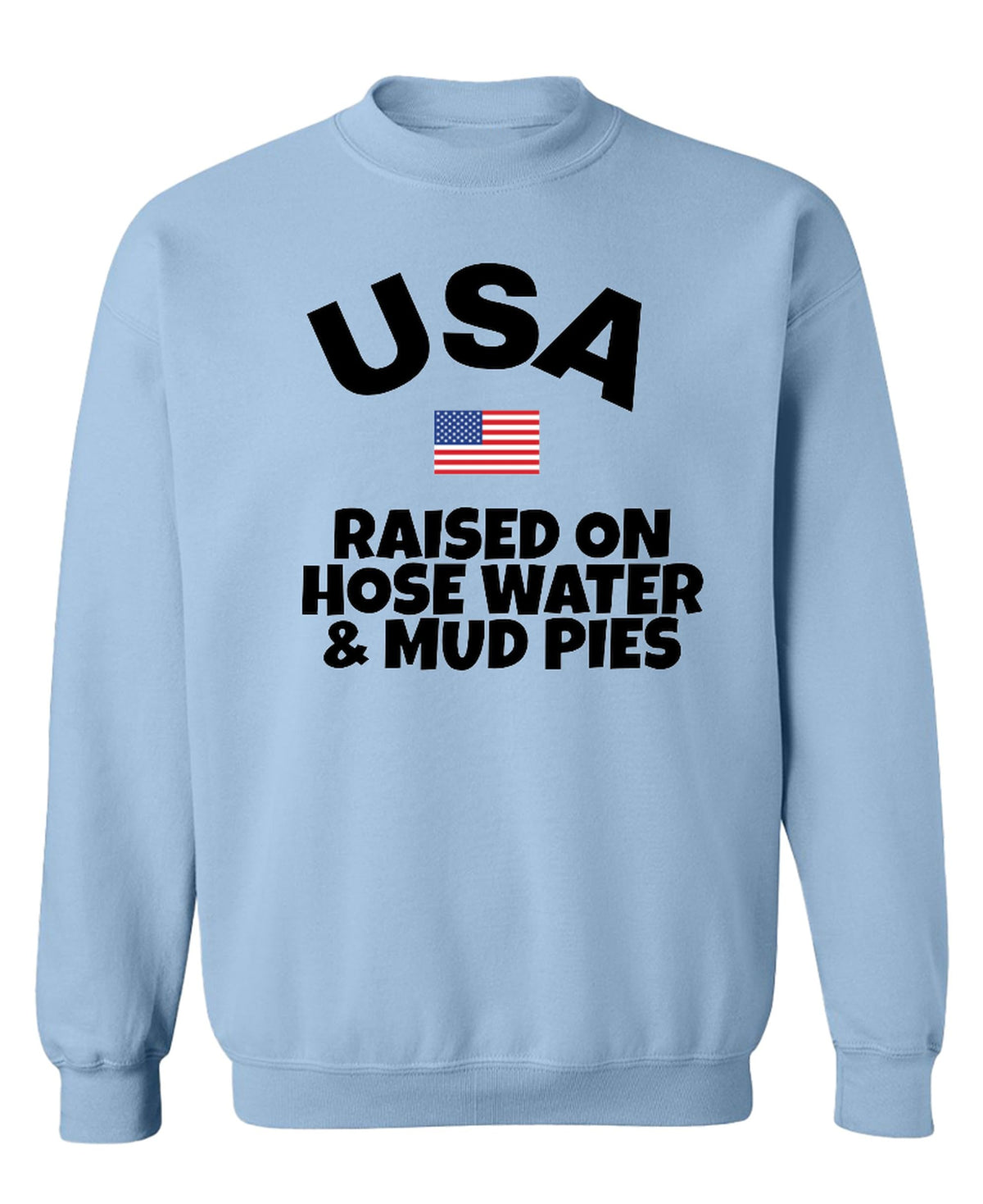 4th of July — Light Blue Sweatshirt — front