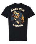 Funny Patriotic Drinking — Black T-Shirt — front
