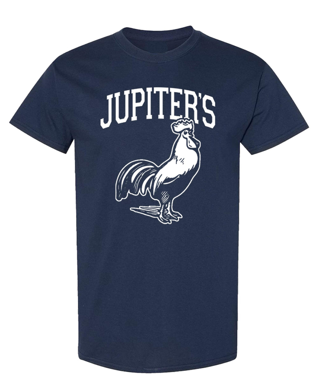 Jupiter's Rooster — Navy T-Shirt — front