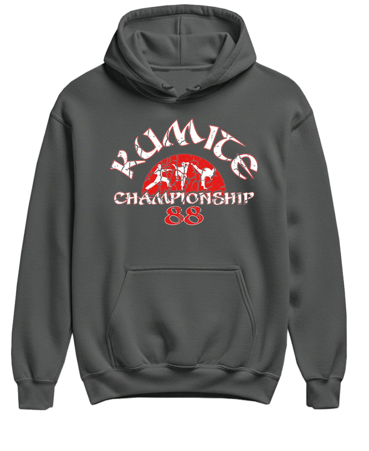 Kumite Championship 88 — Charcoal Hoodie — front