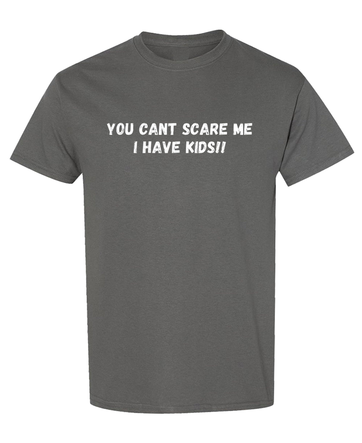 You Can't Scare Me I Have Kids — Charcoal T-Shirt — front