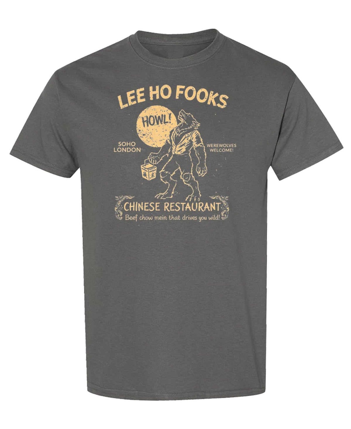 Chinese Restaurant — Charcoal T-Shirt — front