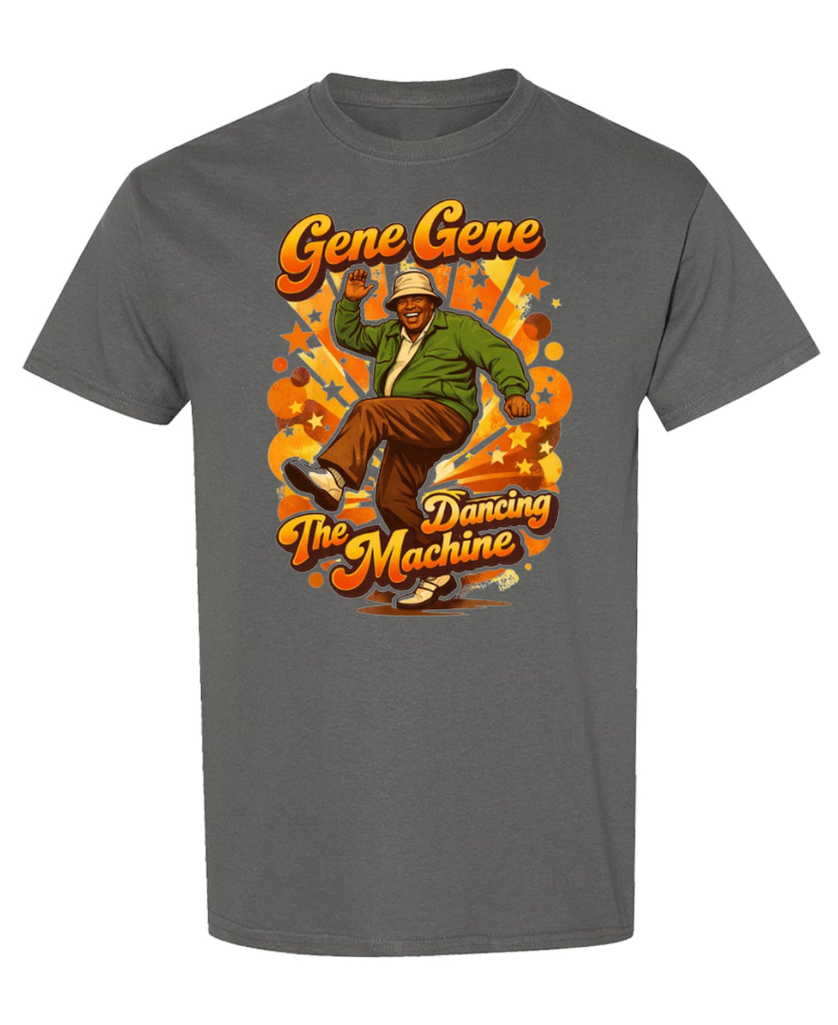 Dancing Machine — Charcoal T-Shirt — front