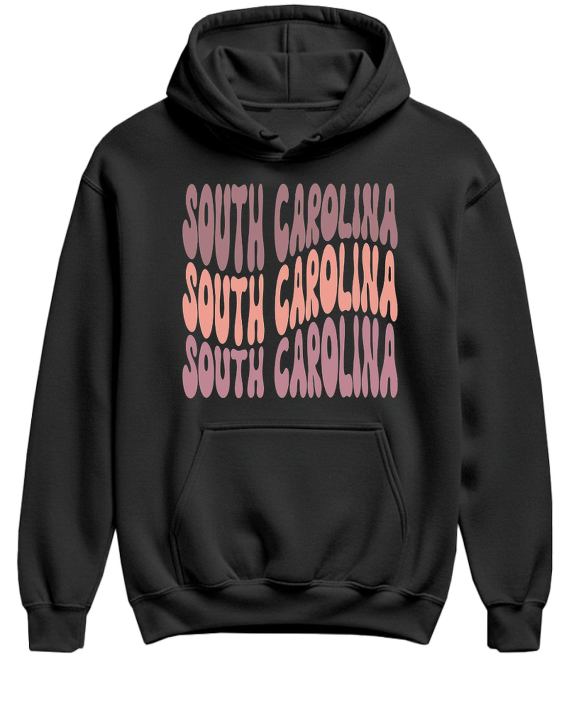 South Carolina — Black Hoodie — front