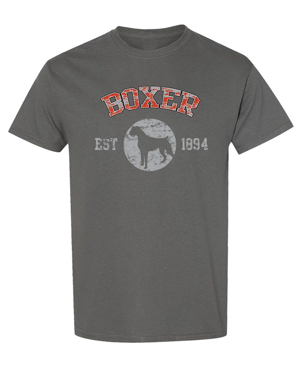 Boxer Established 1894 — Charcoal T-Shirt — front