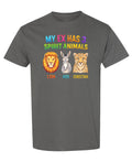 Funny Animal Lover — Charcoal T-Shirt — front