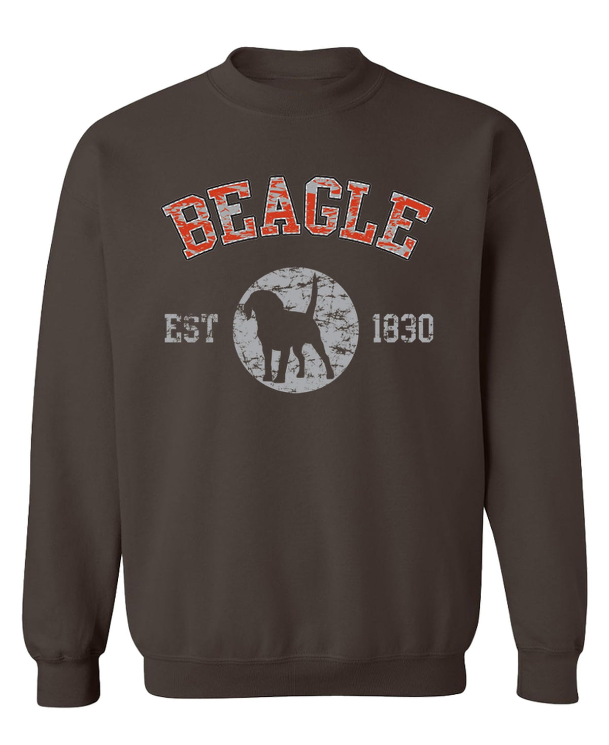 Beagle Established 1830 — Chocolate Sweatshirt — front