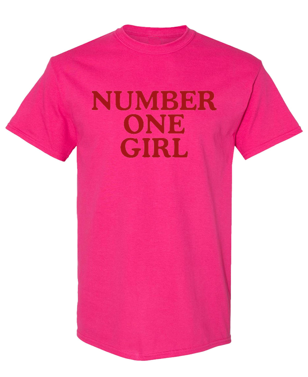 Number One Girl — Heliconia T-Shirt — front