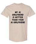 Ai Girlfriend — Sand T-Shirt — front