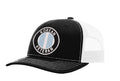 Korean Veteran — Korean Veteran - Black and White - Standard Embroidered Trucker Hat — front