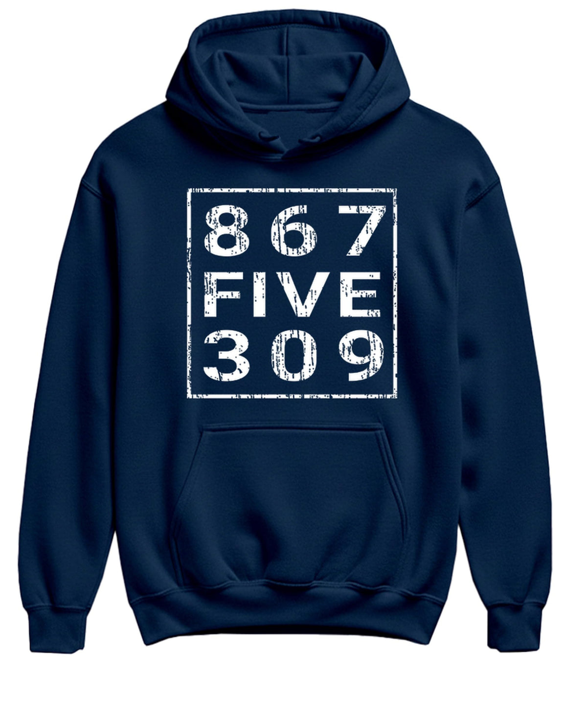 867 Five 309 — Navy Hoodie — front