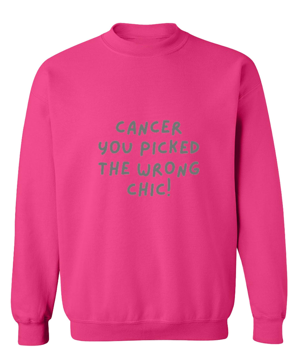 Cancer Awareness — Heliconia Sweatshirt — front