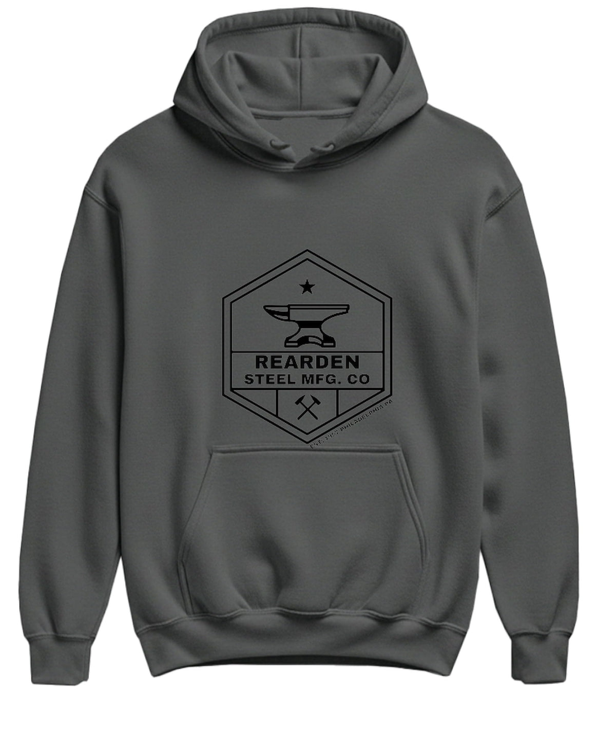 Philosophy Book Lover — Charcoal Hoodie — front