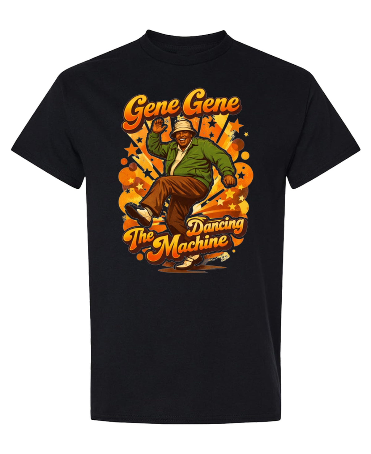 Dancing Machine — Black T-Shirt — front
