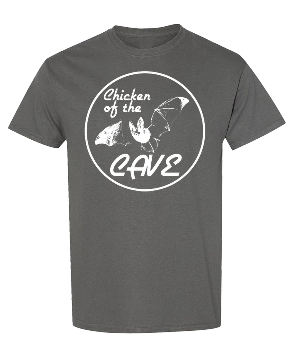 Chicken of the Cave — Charcoal T-Shirt — front