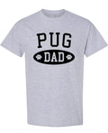 Pug Dad — Sport Grey T-Shirt — front