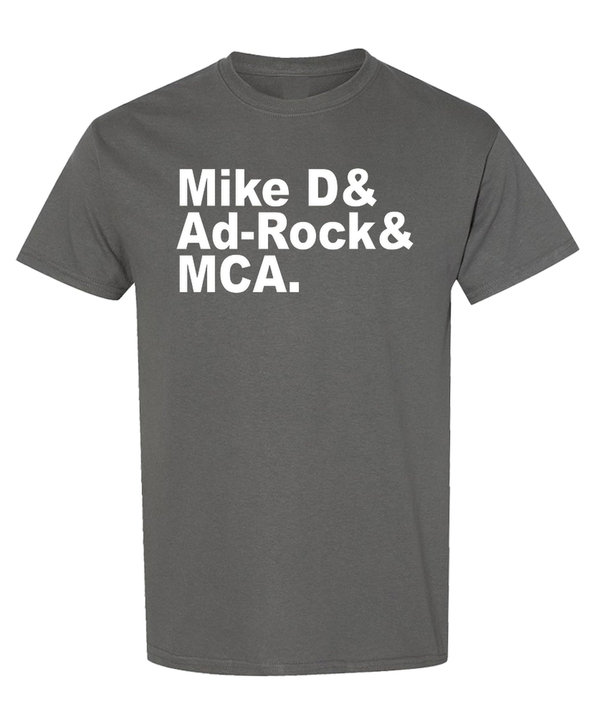Mike D Ad-Rock MCA Names — Charcoal T-Shirt — front