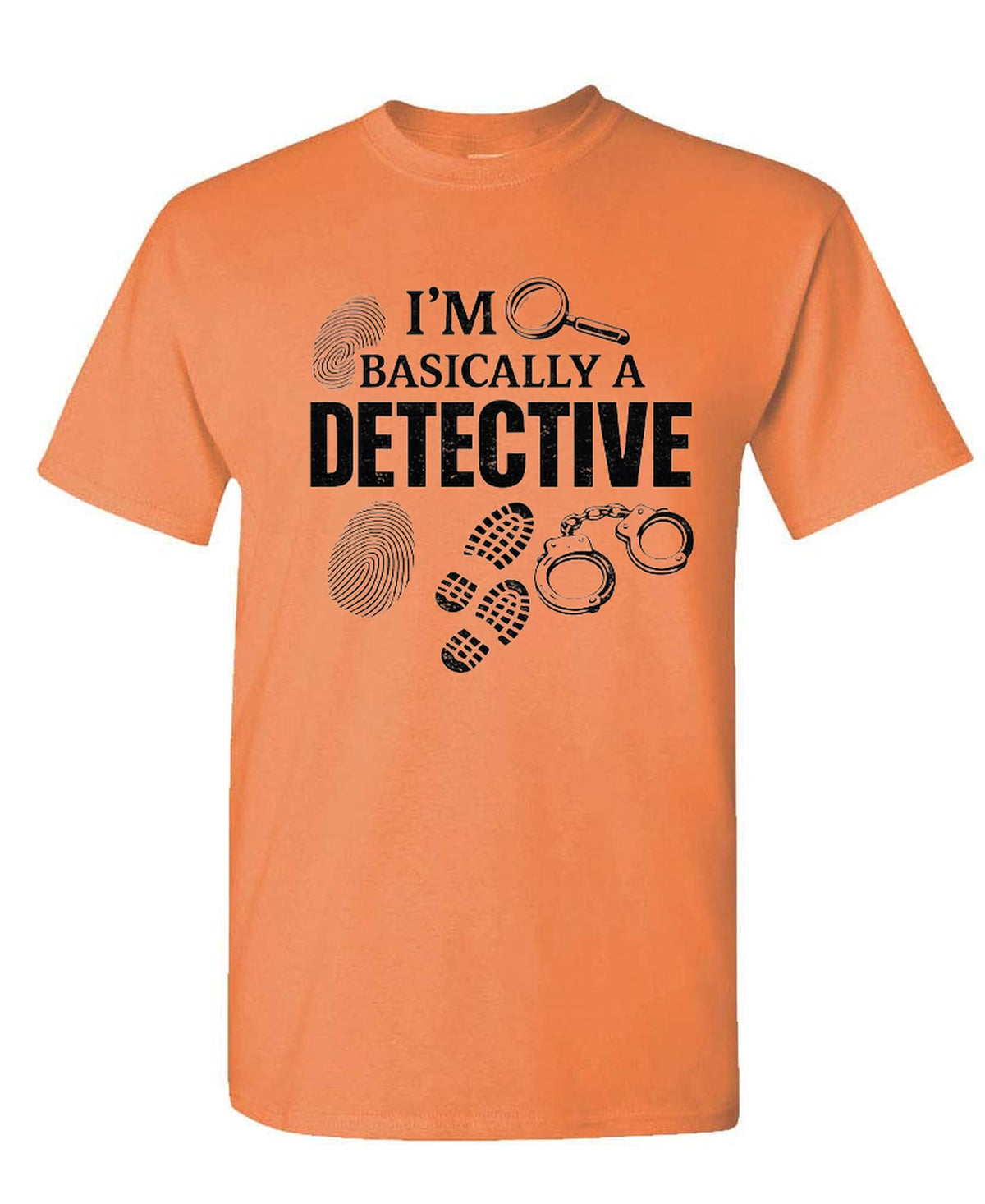 True Crime Podcast — Tangerine T-Shirt — front