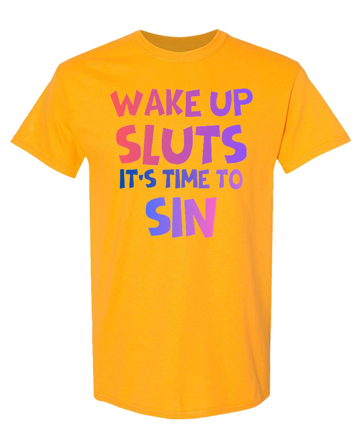 Funny Party — Gold T-Shirt — front