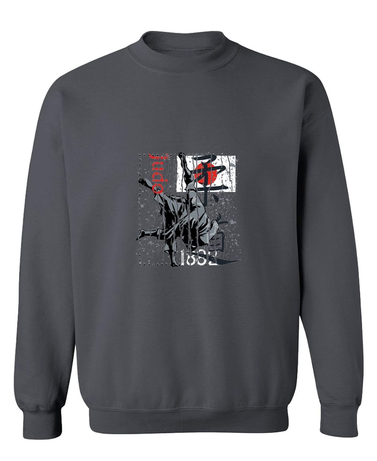 Judo 1882 — Charcoal Sweatshirt — front