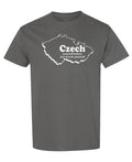 Czech Yourself Before You Wreck Yourself — Charcoal T-Shirt — front