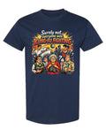 Kung Fu Fighting — Navy T-Shirt — front