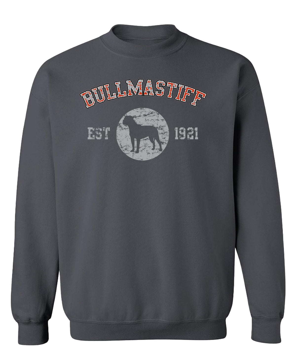Bullmastiff Established 1921 — Charcoal Sweatshirt — front