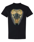 Viper Head — Black T-Shirt — front