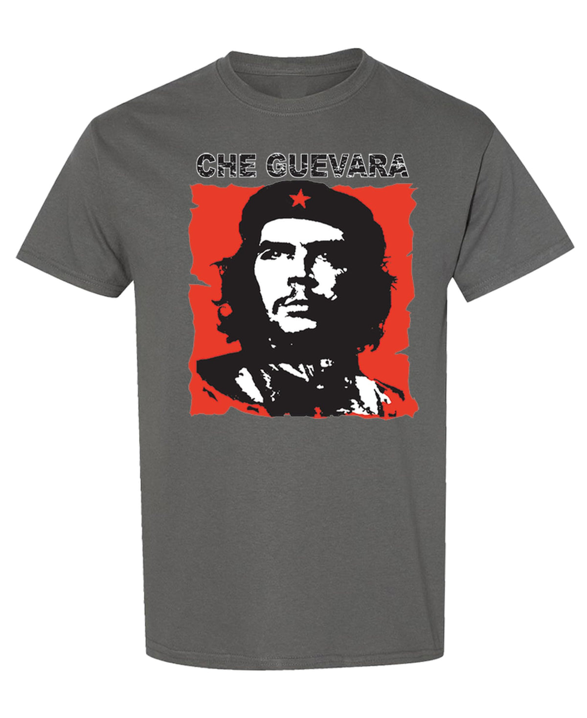 Che Guevara Portrait — Charcoal T-Shirt — front