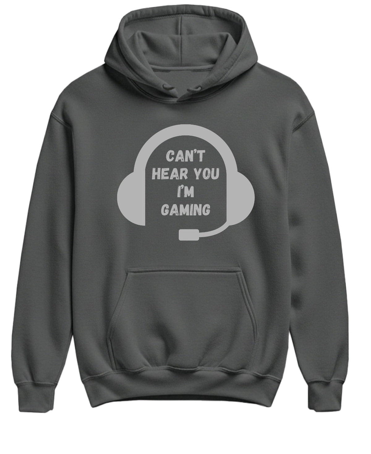 Funny Gaming — Charcoal Hoodie — front