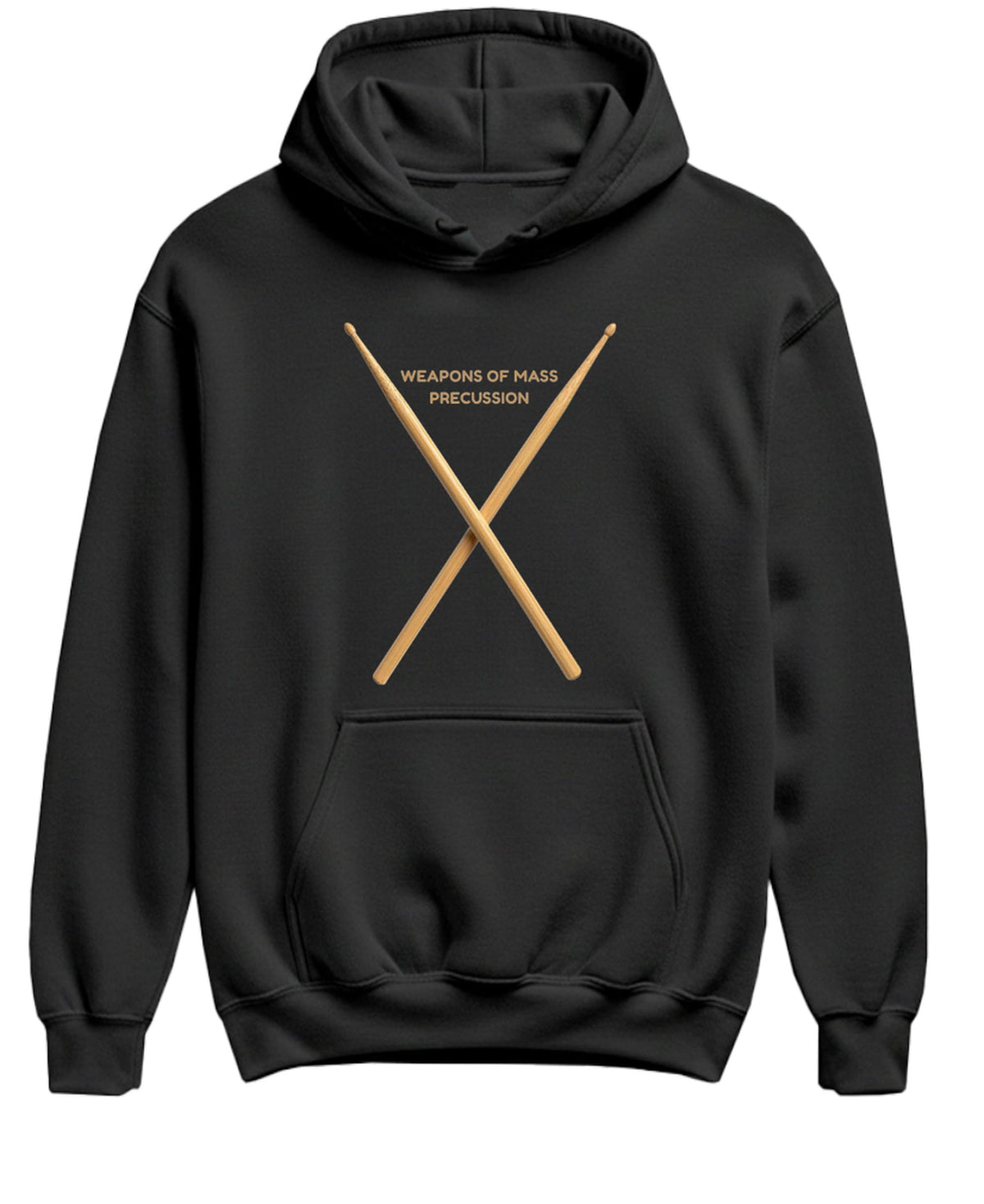 Weapons of Mass Percussion — Black Hoodie — front