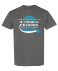 Offworld Colonies — Charcoal T-Shirt — front