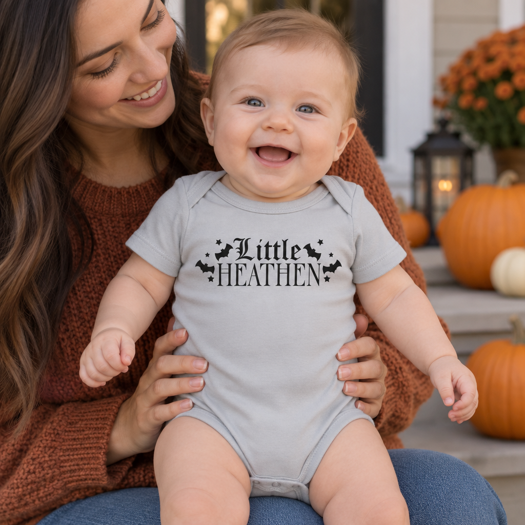 Little Heathen — Ash Infant Bodysuit — lifestyle hero