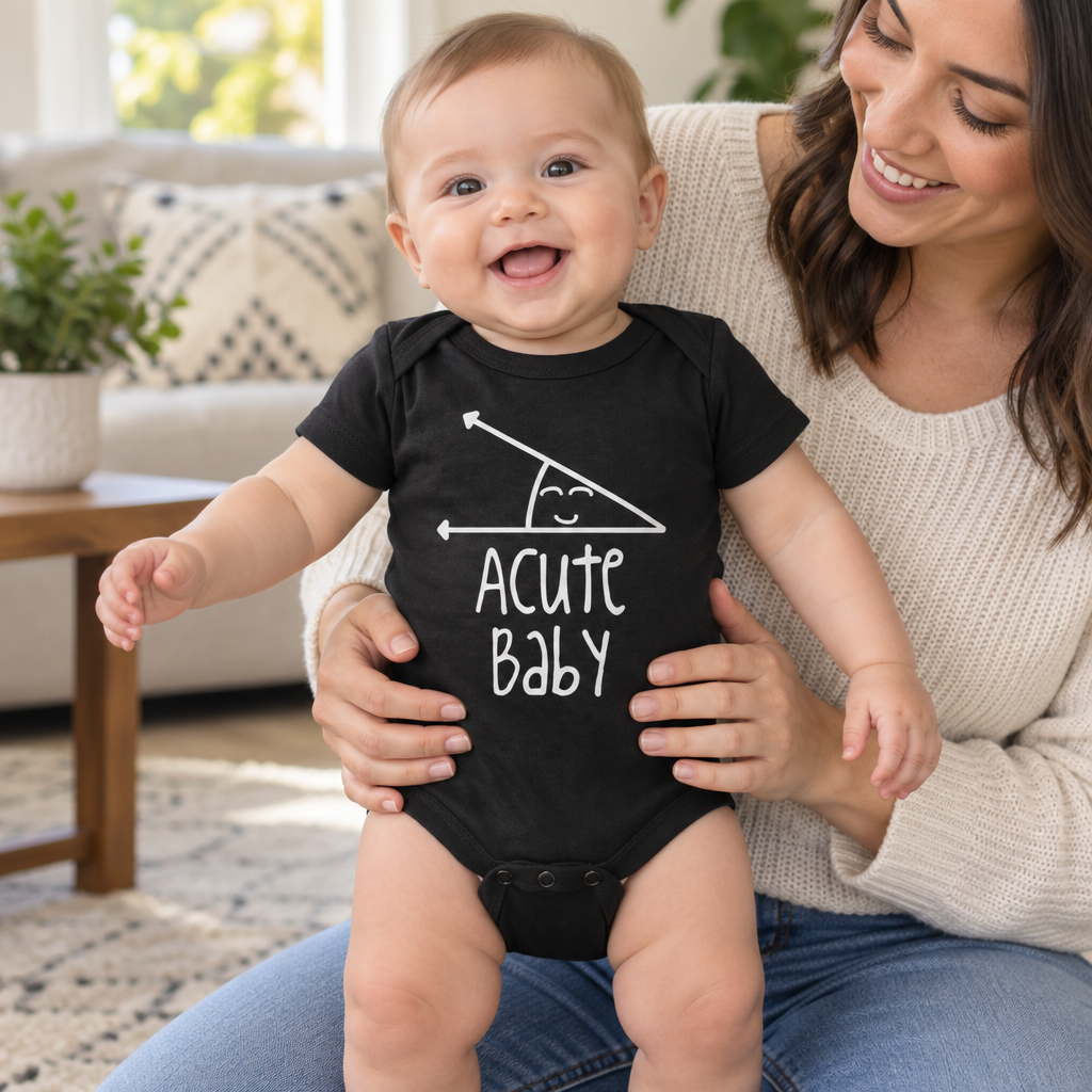 Acute Baby — Black Infant Bodysuit — lifestyle alt