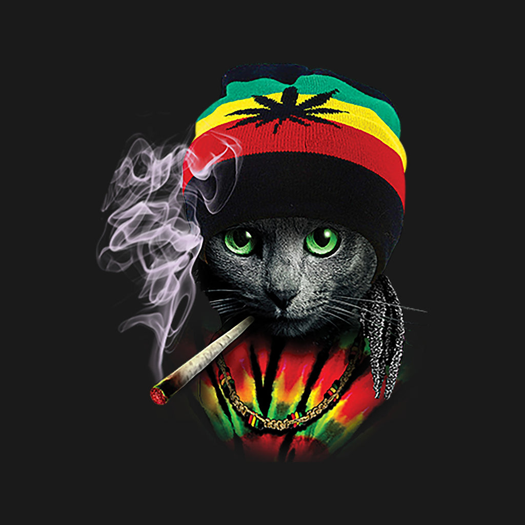 Rasta Cat - black