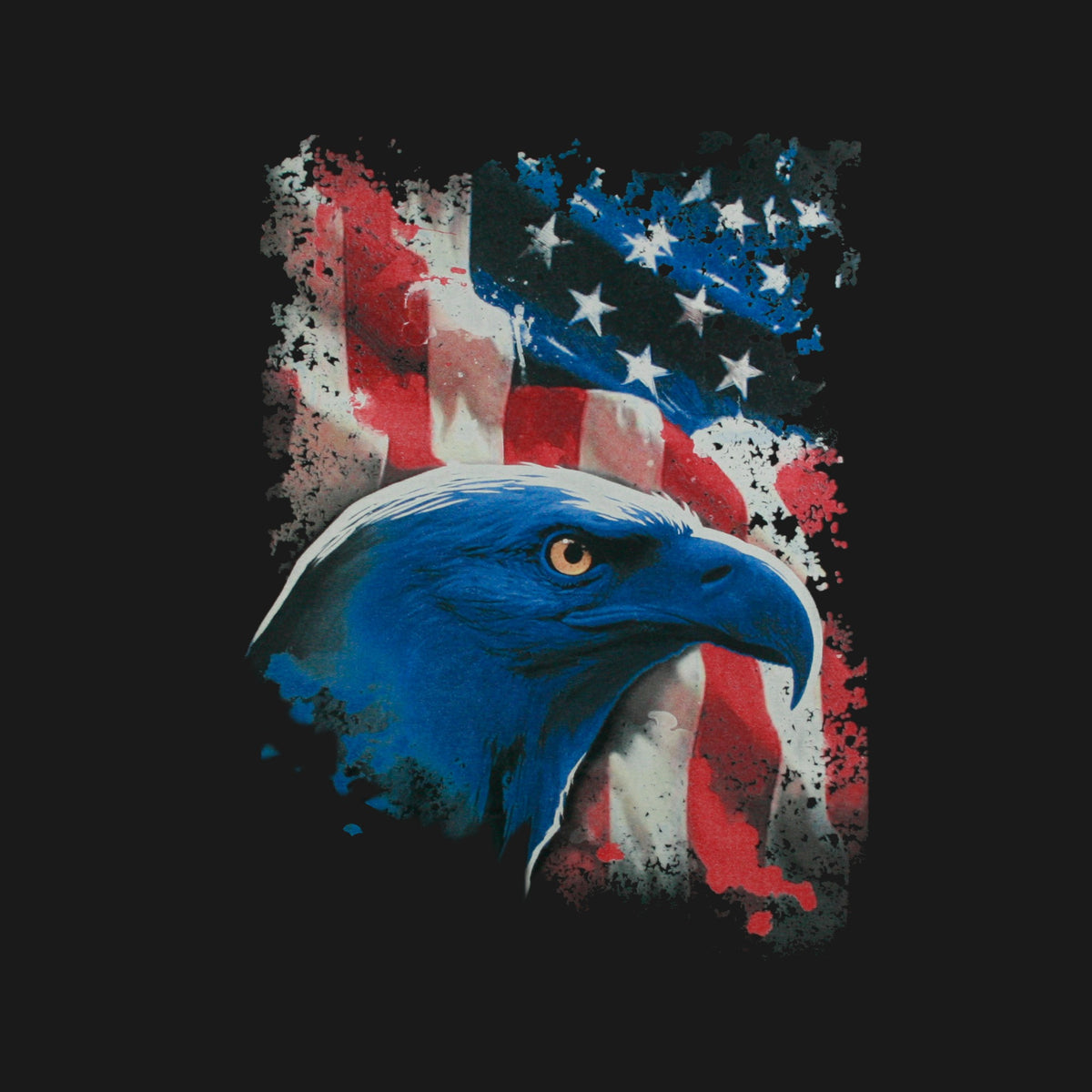 Eagle Flag Freedom Patriot Abd? - black
