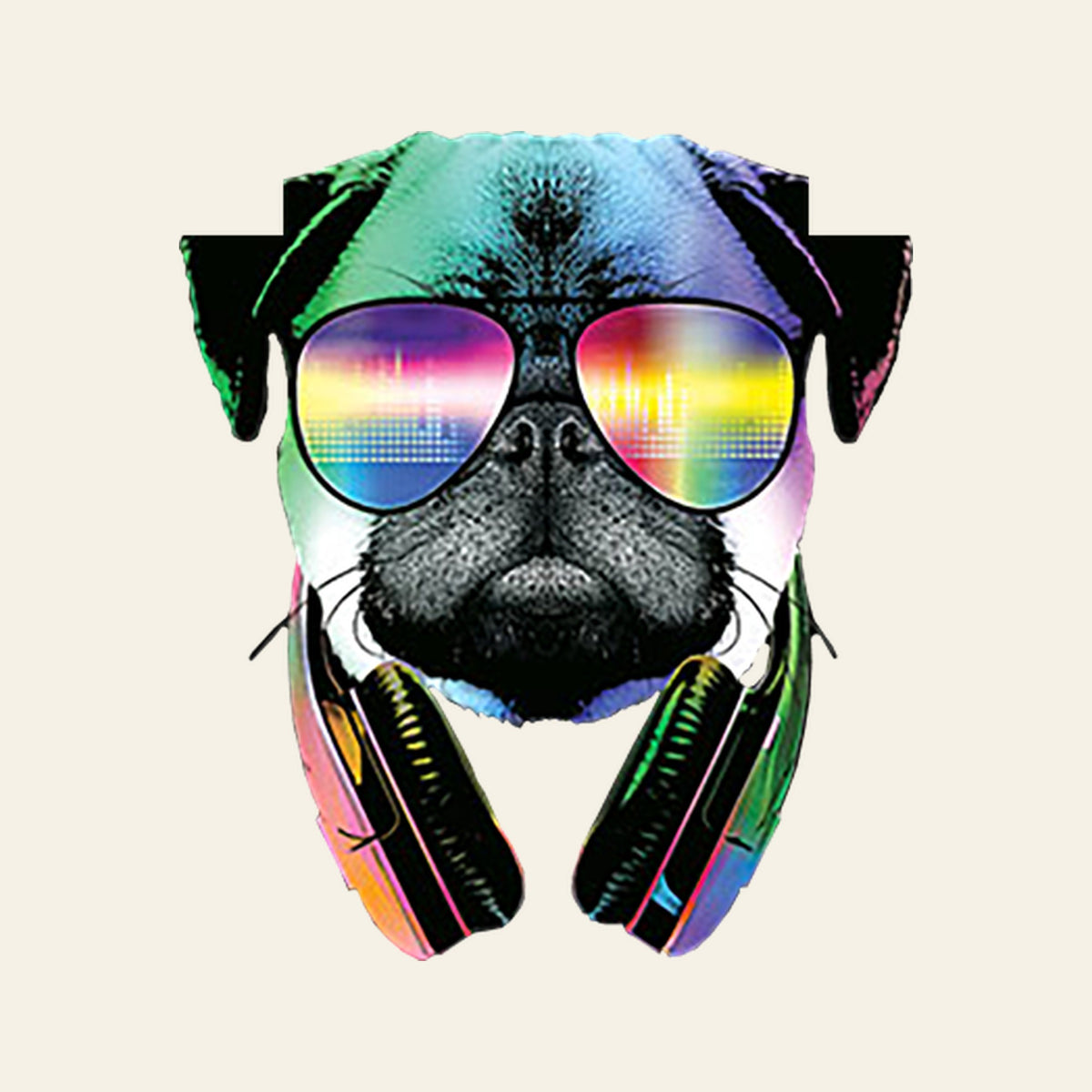 Dj Pug - black