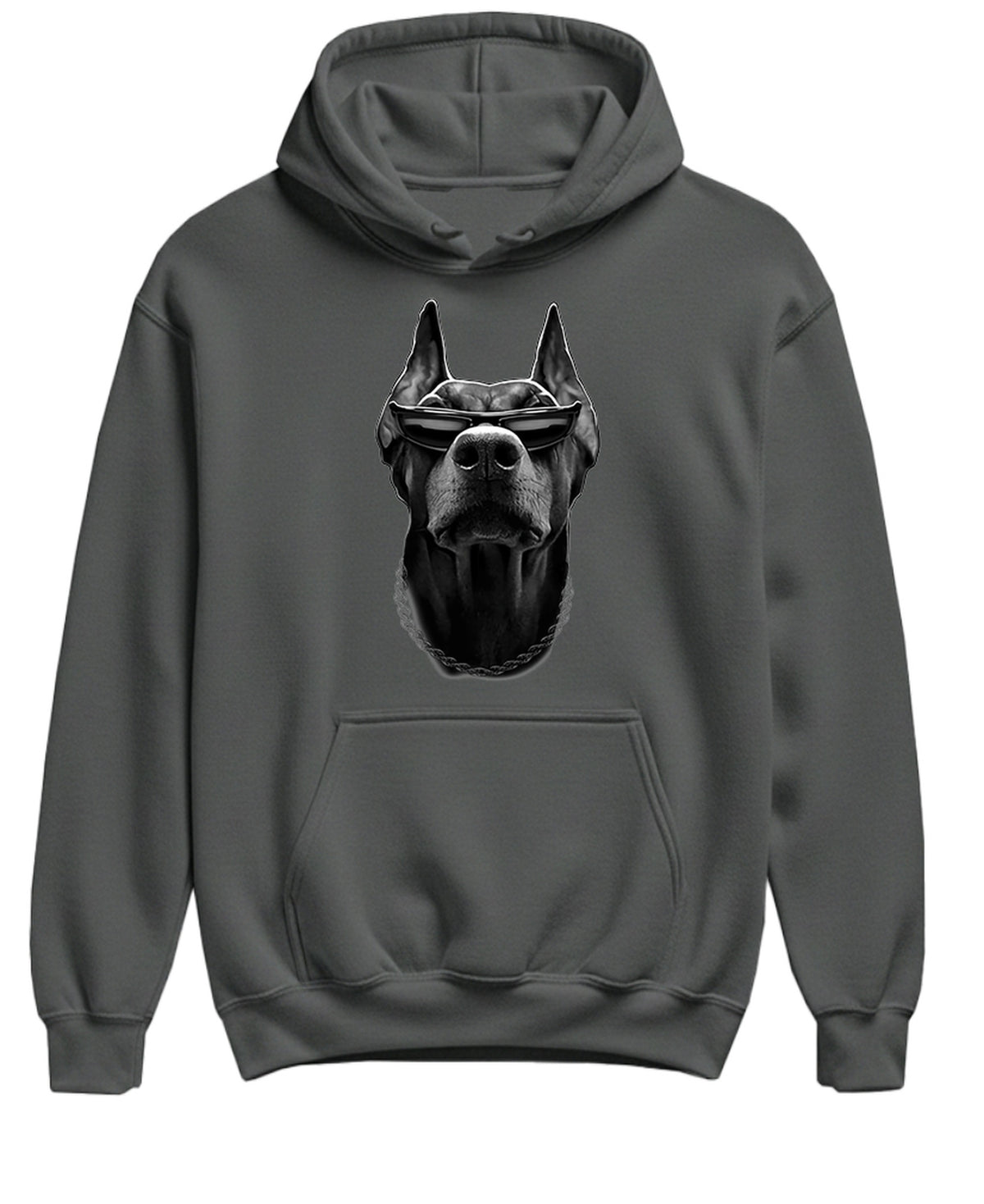 Doberman - Hoodie - Charcoal