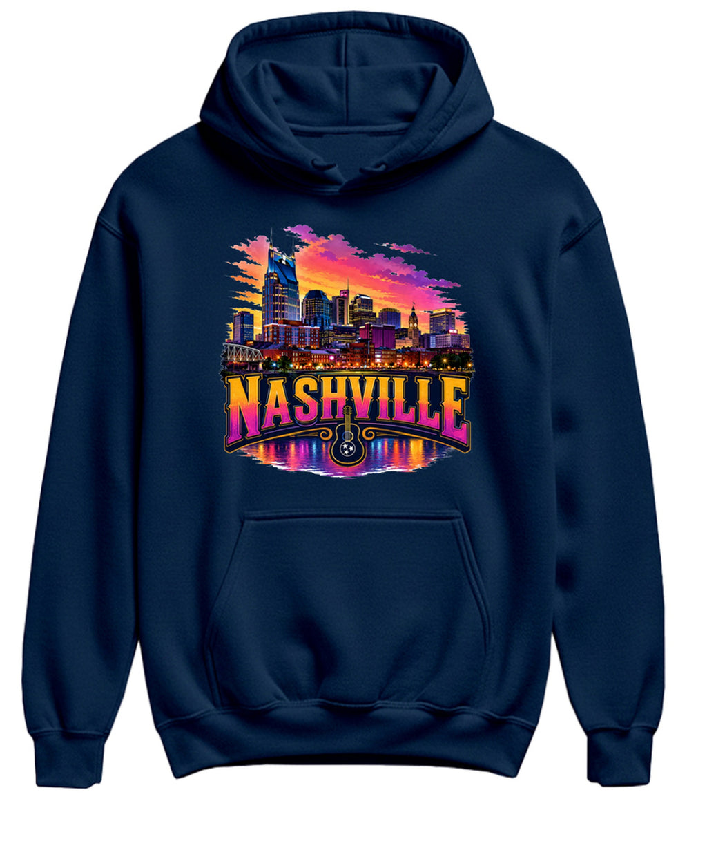 Nashville - Hoodie - Navy