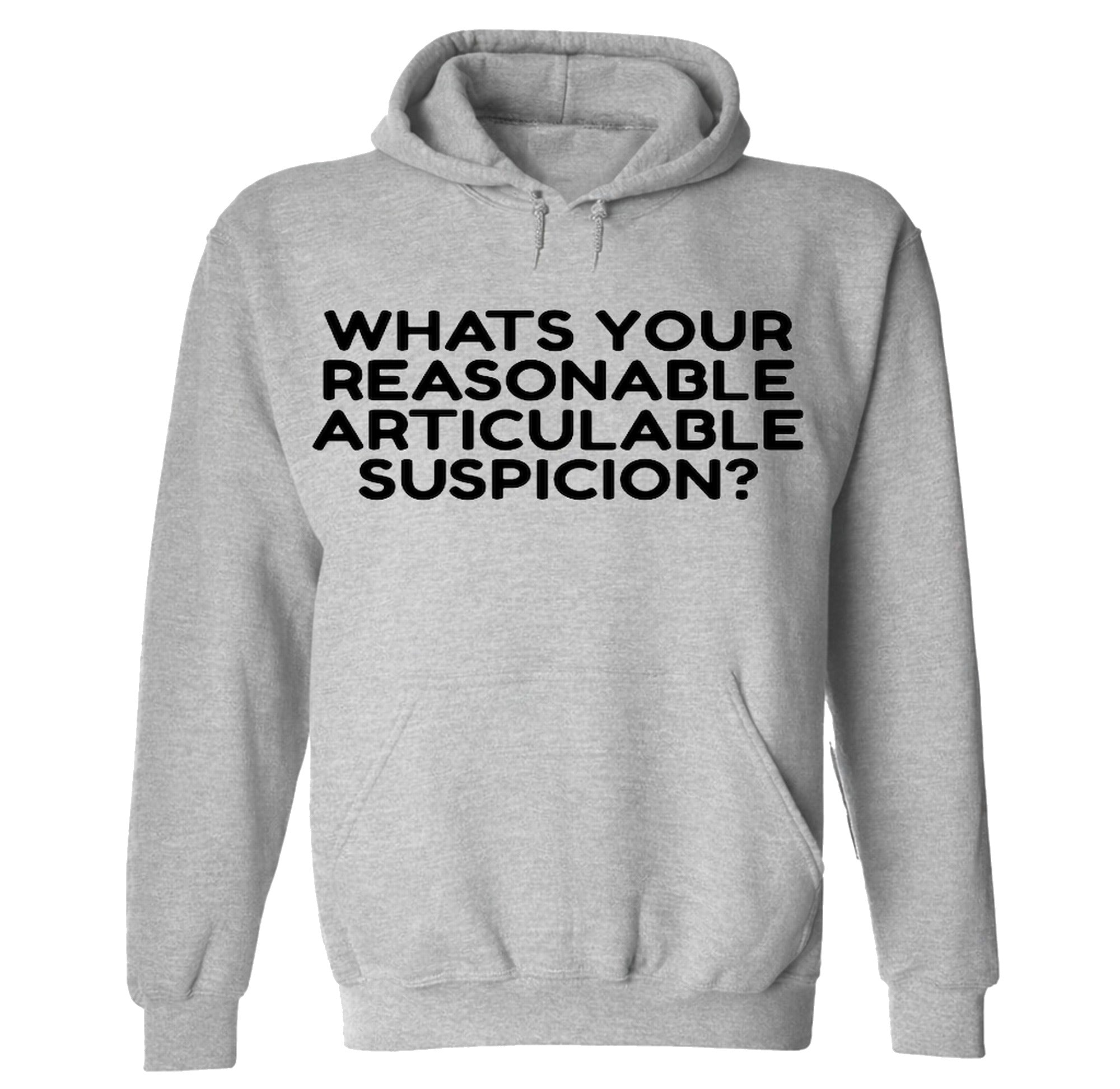 Whats Your Reasonable Articulable Suspicion? - Hoodie - Sport Grey