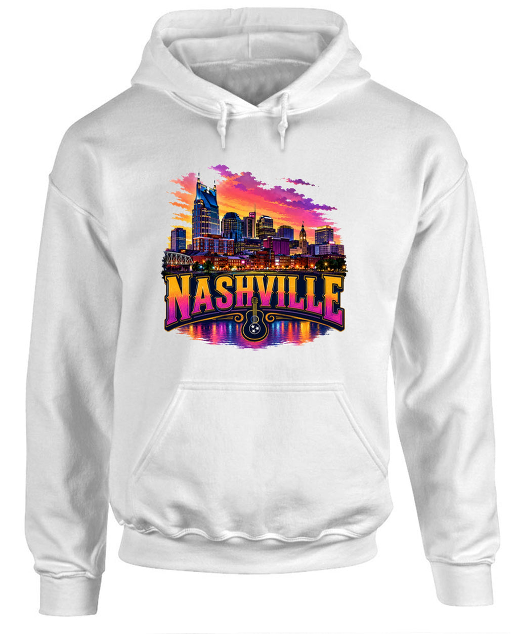 Nashville - Hoodie - White