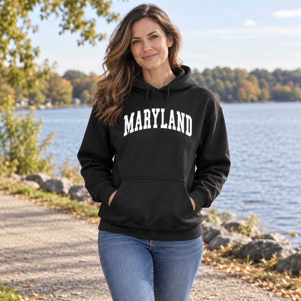 Maryland — Black Hoodie — lifestyle alt