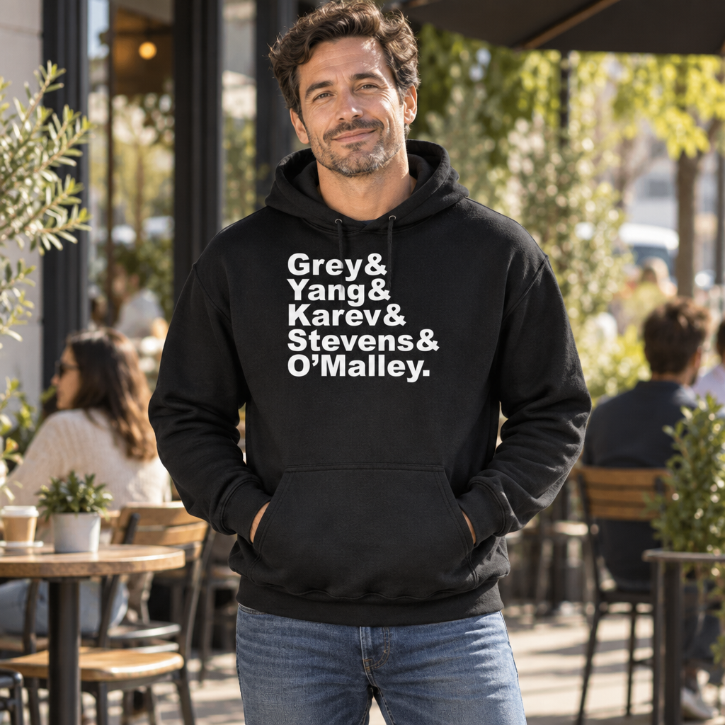 Grey Yang Karev Stevens O'Malley — Black Hoodie — lifestyle alt