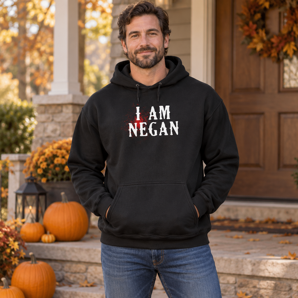 I Am Negan — Black Hoodie — lifestyle alt