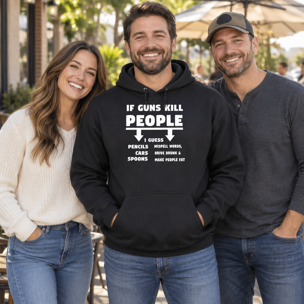 If Guns Kill People — Black Hoodie — lifestyle group