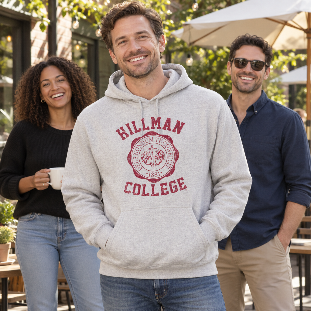 Hillman College — Sport Gray Hoodie — lifestyle group