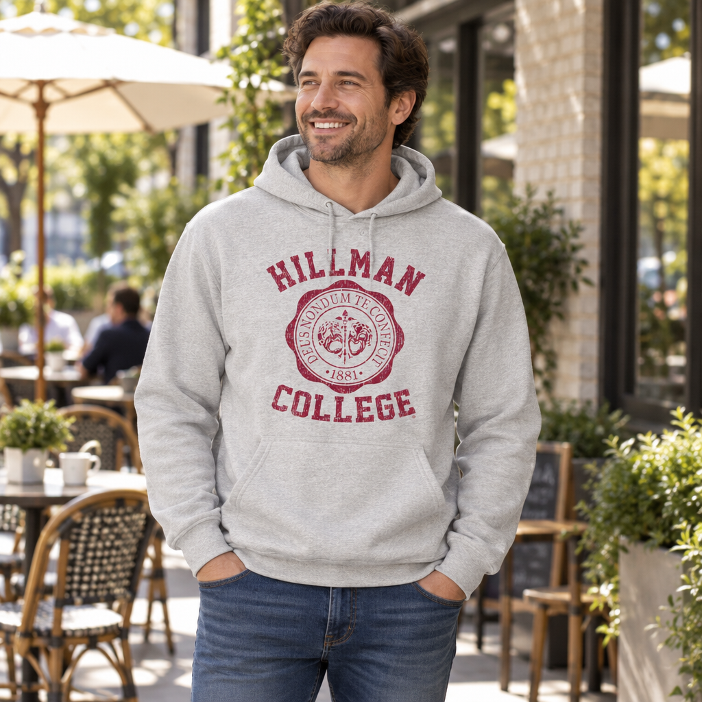Hillman College — Sport Gray Hoodie — lifestyle hero